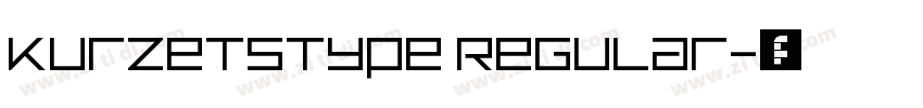 KurzetsType Regular字体转换